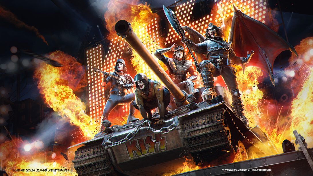 Kiss rockt die Bühne beim Metal Fest in World of Tanks