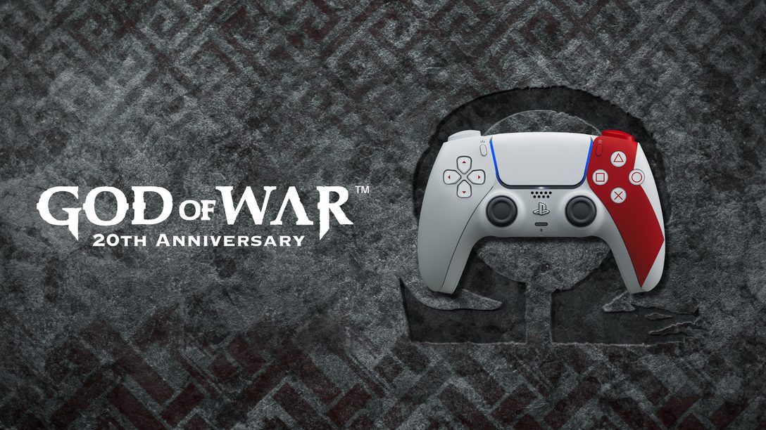 Zelebriert mit uns das Vermächtnis von Kratos mit dem DualSense Wireless-Controller – God of War Limited Edition zum 20. Jubiläum